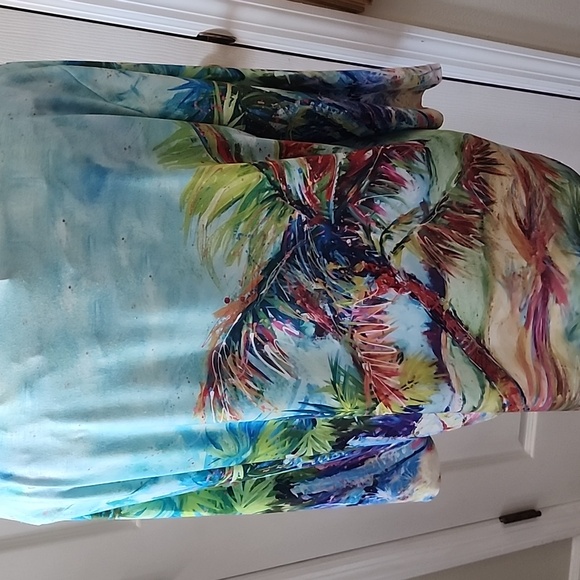 Leoma Lovegrove Colorful Palm Tree Print Top - Picture 4 of 5